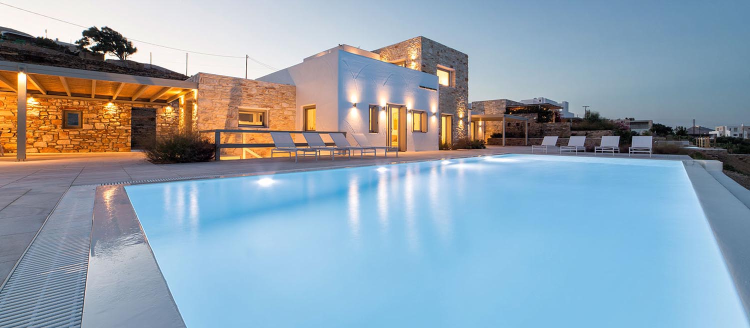 Κατασκευή βίλας στην Πάρου απο την αρχιτέκτονα Μανταλένα Μπαφίτη. Φωτό 1